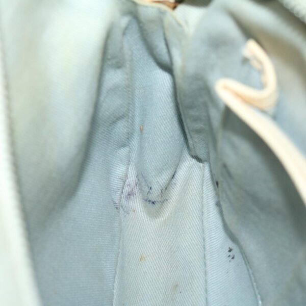 CELINE Macadam Canvas Shoulder Bag Light Blue  ar7070
