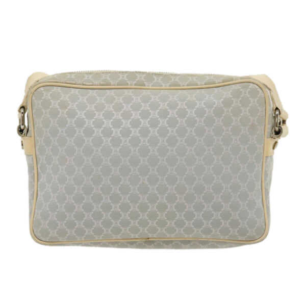 CELINE Macadam Canvas Shoulder Bag Light Blue  ar7070