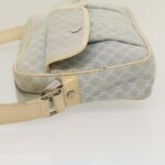 CELINE Macadam Canvas Shoulder Bag Light Blue  ar7070