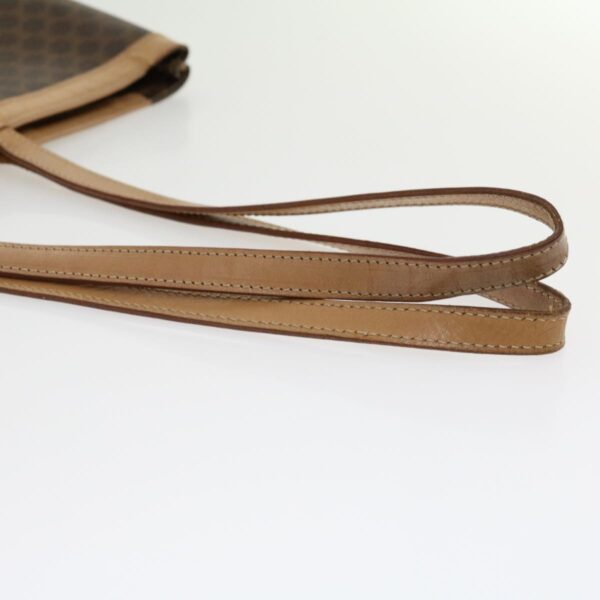 CELINE Macadam Canvas Tote Bag Brown  ar7191