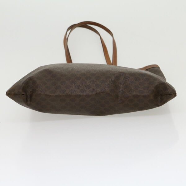 CELINE Macadam Canvas Tote Bag Brown  ar7192