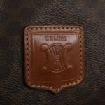 CELINE Macadam Canvas Tote Bag Brown  ar7192