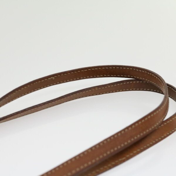 CELINE Macadam Canvas Tote Bag Brown  ar7192