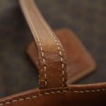 CELINE Macadam Canvas Tote Bag Brown  ar7192