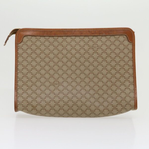 CELINE Macadam Canvas Boston Bag 5Set Brown  ar7260
