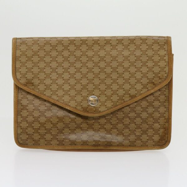 CELINE Macadam Canvas Boston Bag 5Set Brown  ar7260