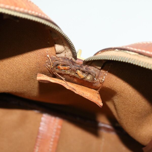 CELINE Macadam Canvas Boston Bag 5Set Brown  ar7260