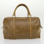 CELINE Macadam Canvas Boston Bag 5Set Brown  ar7260