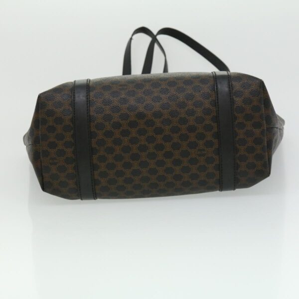 CELINE Macadam Canvas Tote Bag Black  ar7450