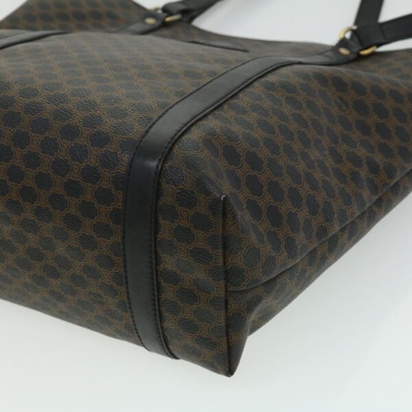CELINE Macadam Canvas Tote Bag Black  ar7450