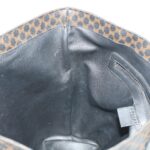CELINE Macadam Canvas Tote Bag Black  ar7450