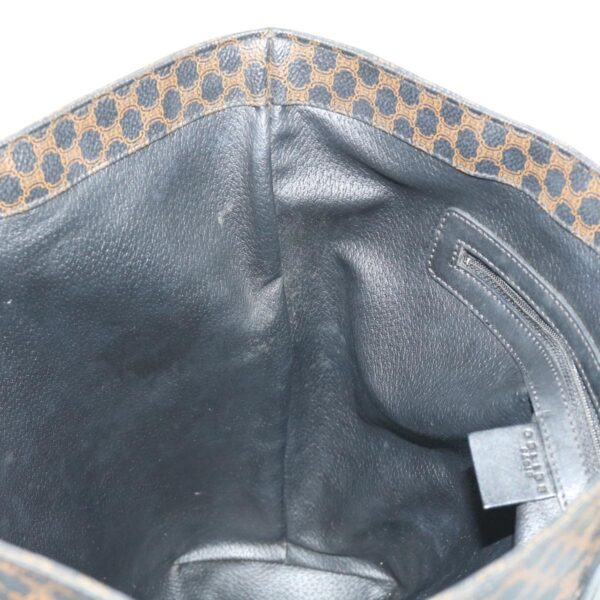CELINE Macadam Canvas Tote Bag Black  ar7450