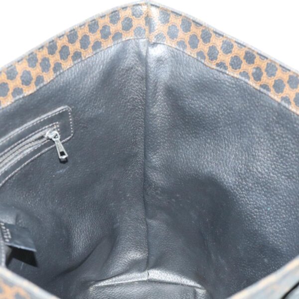 CELINE Macadam Canvas Tote Bag Black  ar7450