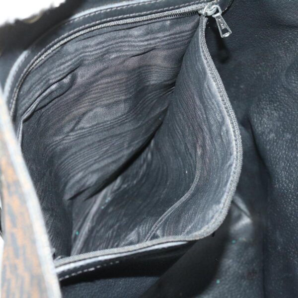 CELINE Macadam Canvas Tote Bag Black  ar7450