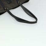 CELINE Macadam Canvas Tote Bag Black  ar7450