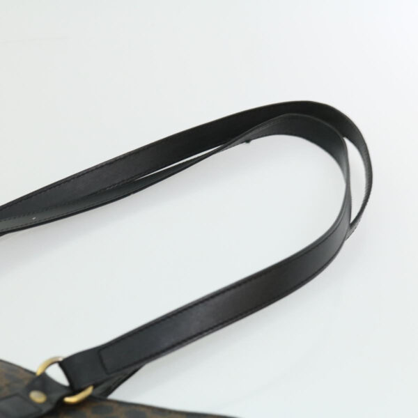 CELINE Macadam Canvas Tote Bag Black  ar7450