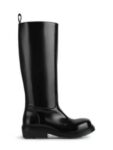 Bottega Veneta Fireman Leather Long Boots Black