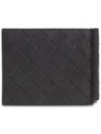 Bottega Veneta Bottega Veneta Leather Bifold Wallet, Men's, Grey