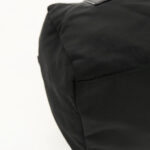 PRADA Hand Bag Nylon Black Silver  bs18963