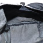 PRADA Hand Bag Nylon Black Silver  bs18963