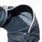 PRADA Hand Bag Nylon Black Silver  bs18963