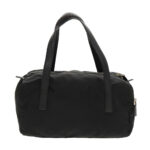 PRADA Hand Bag Nylon Black Silver  bs18963