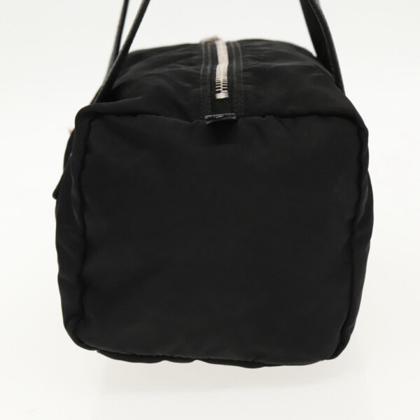 PRADA Hand Bag Nylon Black Silver  bs18963