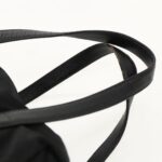 PRADA Hand Bag Nylon Black Silver  bs18963
