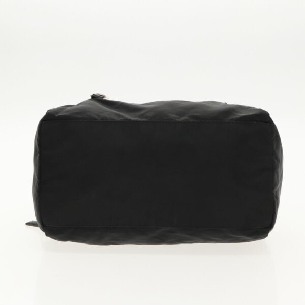 PRADA Hand Bag Nylon Black Silver  bs18963