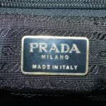PRADA Tote Bag Nylon Black  bs18966