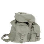 PRADA Backpack Nylon Gray Silver  bs18981