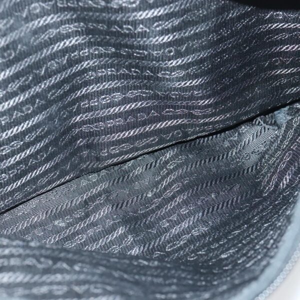 PRADA Hand Bag Canvas Pink Silver  bs19229