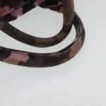 PRADA Hand Bag Canvas Pink Silver  bs19229