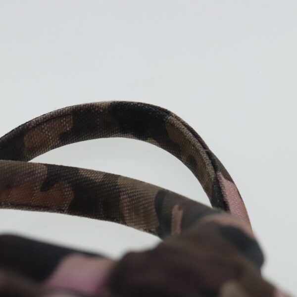 PRADA Hand Bag Canvas Pink Silver  bs19229