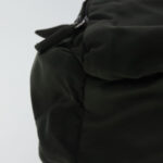 PRADA Backpack Nylon Khaki Silver  bs19233