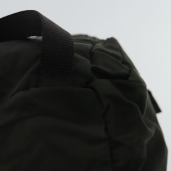 PRADA Backpack Nylon Khaki Silver  bs19233