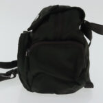 PRADA Backpack Nylon Khaki Silver  bs19233