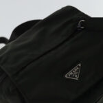 PRADA Backpack Nylon Khaki Silver  bs19233