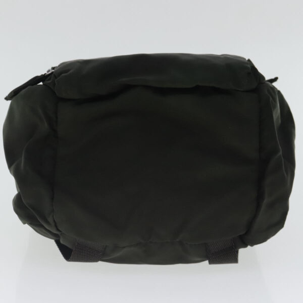PRADA Backpack Nylon Khaki Silver  bs19233