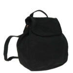 PRADA Backpack Nylon Black Gold  bs19317