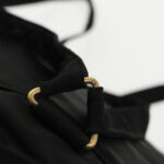 PRADA Backpack Nylon Black Gold  bs19317