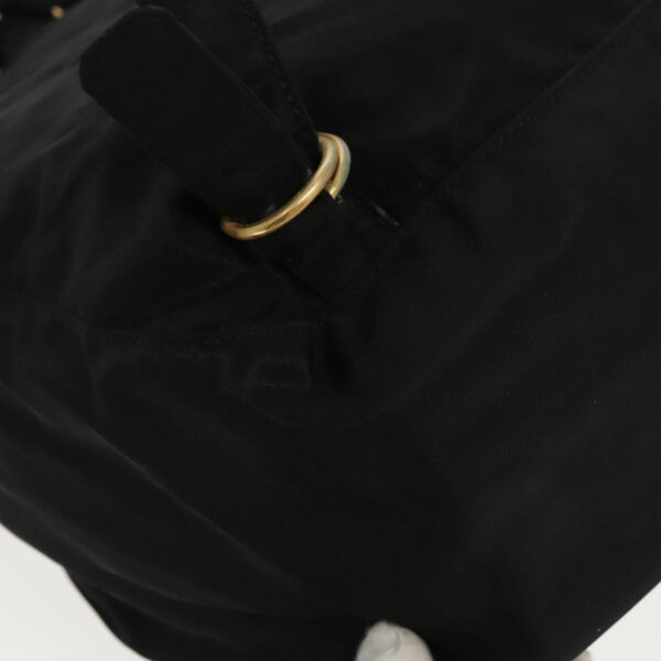 PRADA Backpack Nylon Black Gold  bs19317