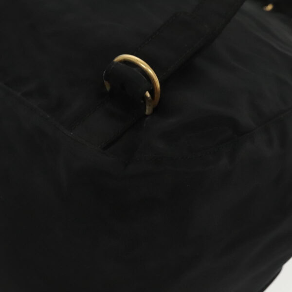 PRADA Backpack Nylon Black Gold  bs19317