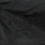 PRADA Backpack Nylon Black Gold  bs19317