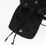 PRADA Backpack Nylon Black Gold  bs19317