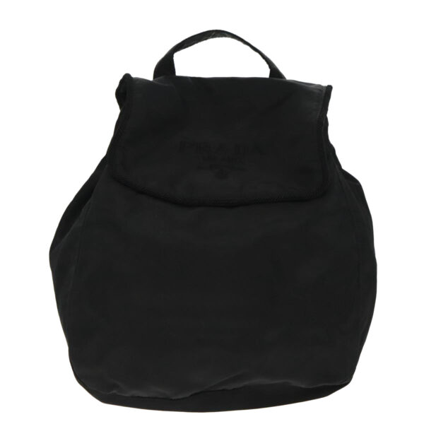 PRADA Backpack Nylon Black Gold  bs19317