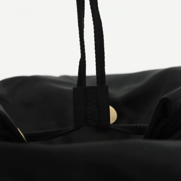 PRADA Backpack Nylon Black Gold  bs19317