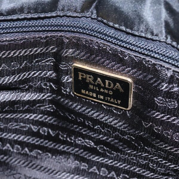 PRADA Backpack Nylon Black Gold  bs19317