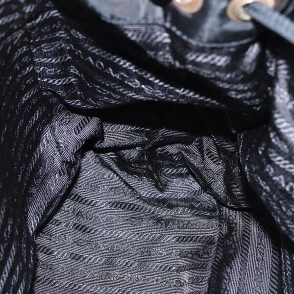 PRADA Backpack Nylon Black Gold  bs19317