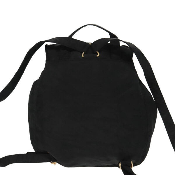 PRADA Backpack Nylon Black Gold  bs19317